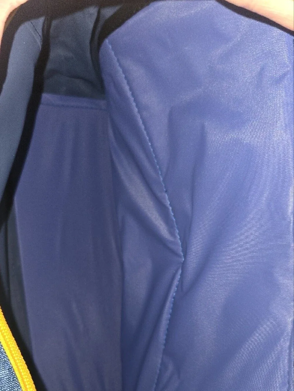 Blue and Yellow Anime Messenger Backpack